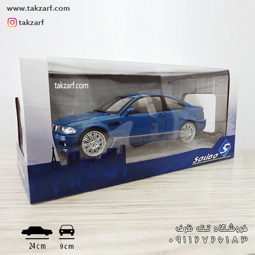 bmw e46 coupe m3 solido 1/18