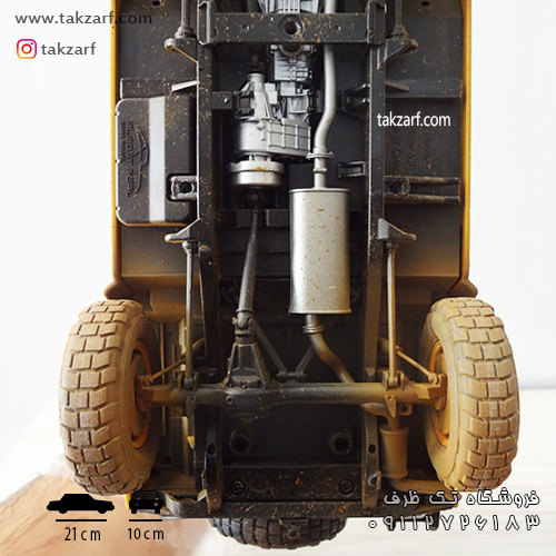 land rover 90 camel trophy scale 1/18