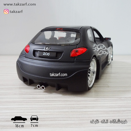 ماکت ماشین peugeot 206