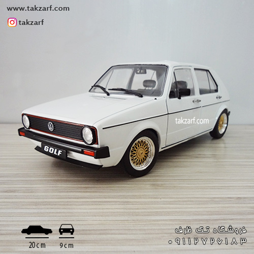 ماکت ماشین volkswagen golf